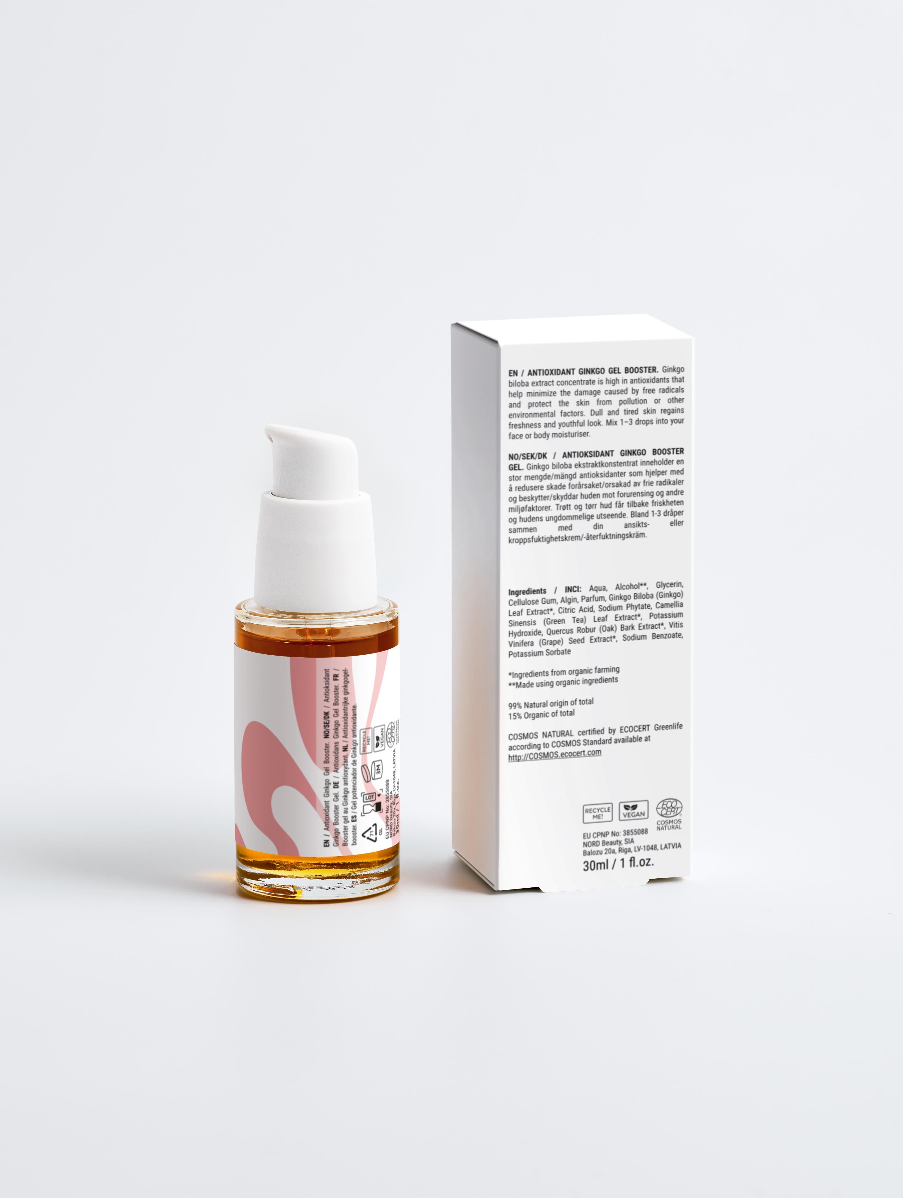 Antioxidant Ginkgo Gel Booster