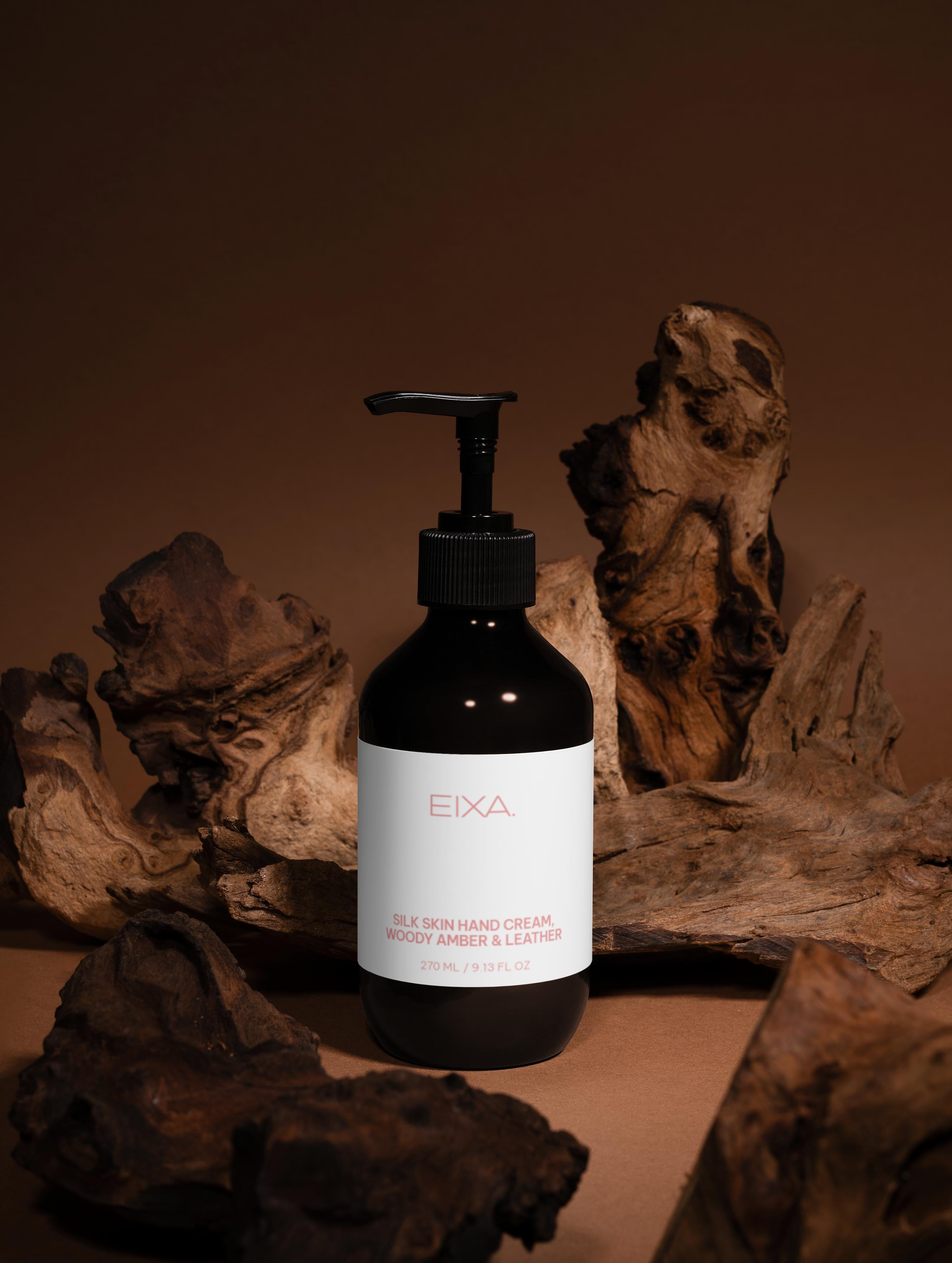 Silk Skin Hand Cream, Woody Amber & Leather